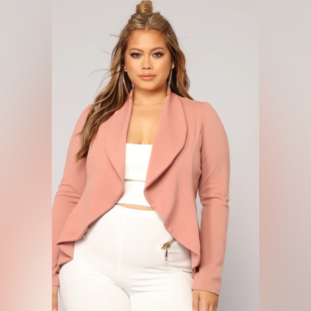 Fashion Nova Meet and Greet Mauve Blazer